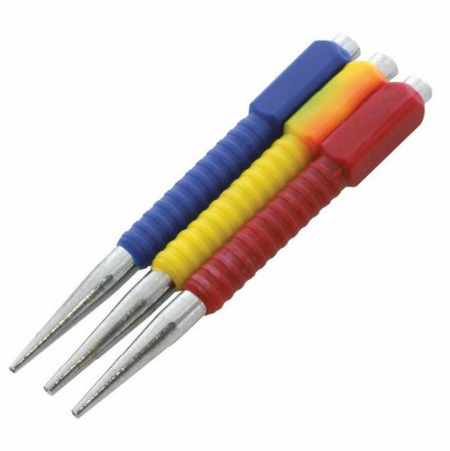 3pc stahl nagelstanze set - 3pc,
